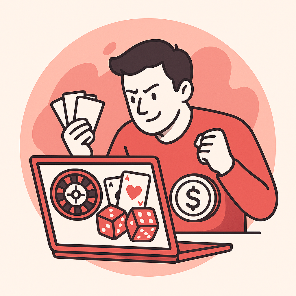 Kasyna online ilustracja